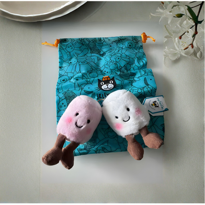 Kawaii marshmallow keychain